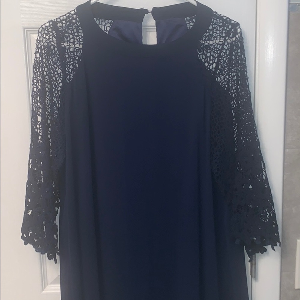 Navy Blue Shift Dress